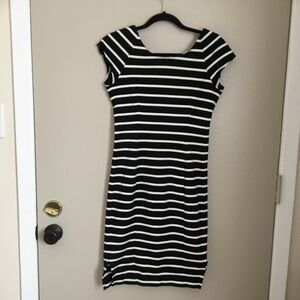 PBO Black/White stripe Dress